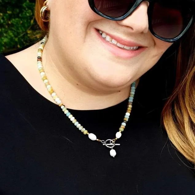 Emerald City Freshwater Pearl Necklace - Gold or Mixed