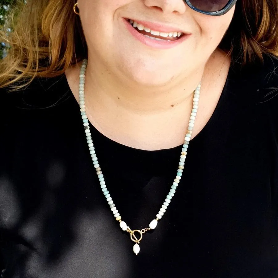 Emerald City Freshwater Pearl Necklace - Gold or Mixed