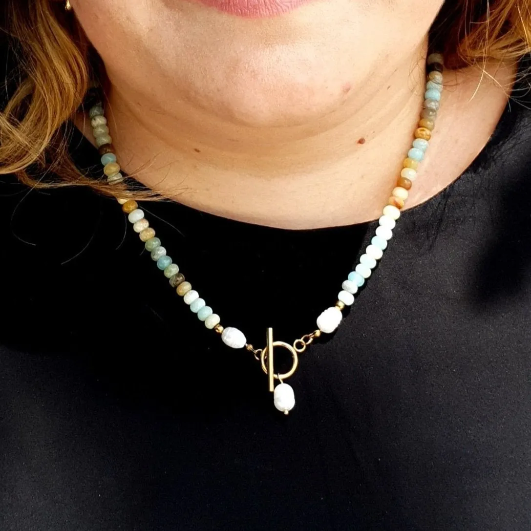 Emerald City Freshwater Pearl Necklace - Gold or Mixed