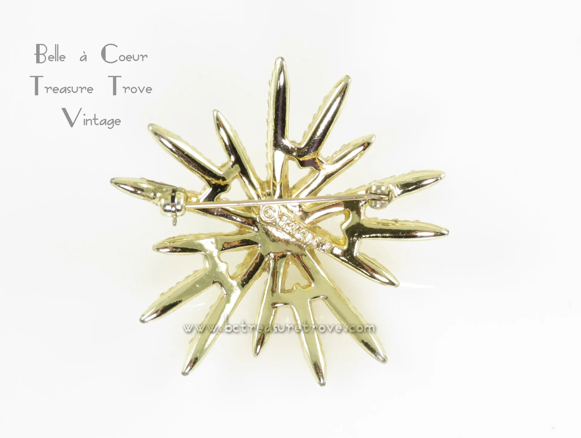 Emmons Rainbow Star Vintage Brooch Pin 1960s