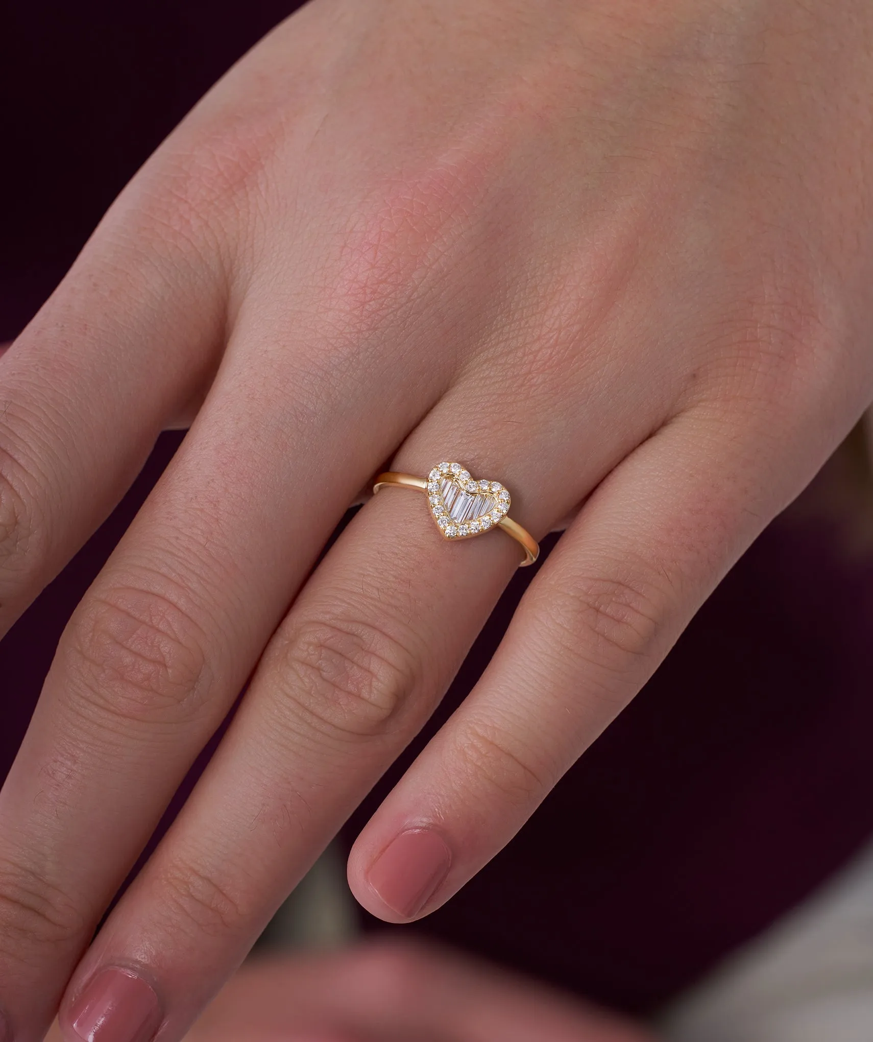 Endless Heart Sparkle Ring