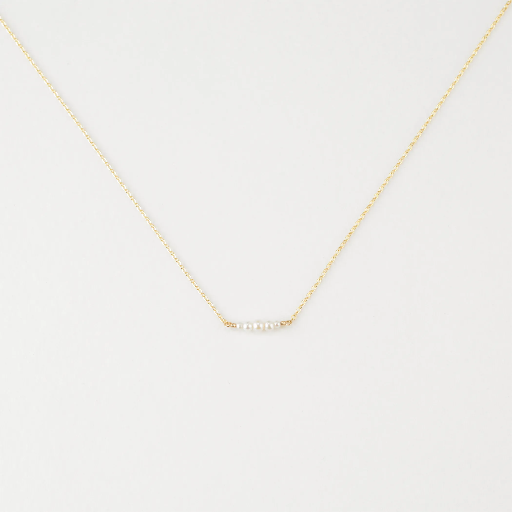 Eva Mini Pearl Necklace