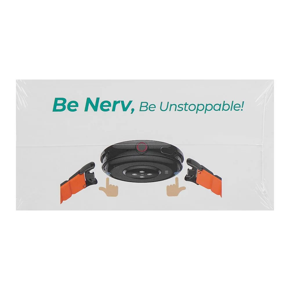 Faster 1.43" Amoled Display Nerv 4 Pro Smart Watch, 2 Straps   Neck Band, Gold