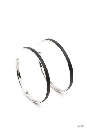Fearless Flavor Black Paparazzi Earrings