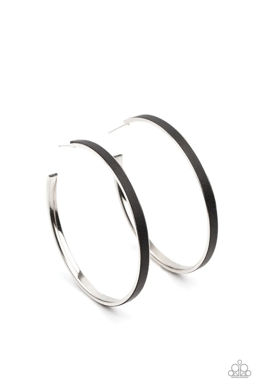 Fearless Flavor Black Paparazzi Earrings