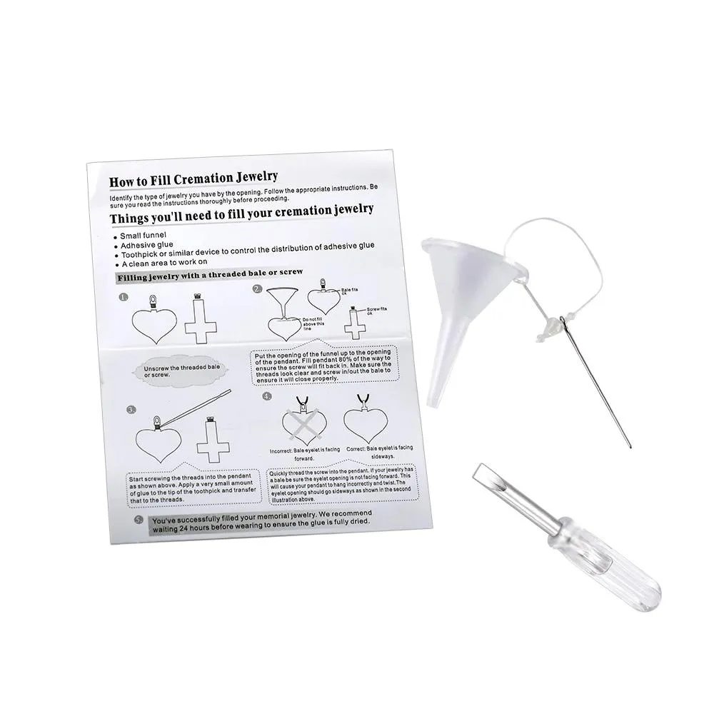 Filling Kit for Cremation Jewelry