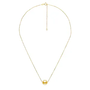 Floating Golden South Sea Pearl Pendant