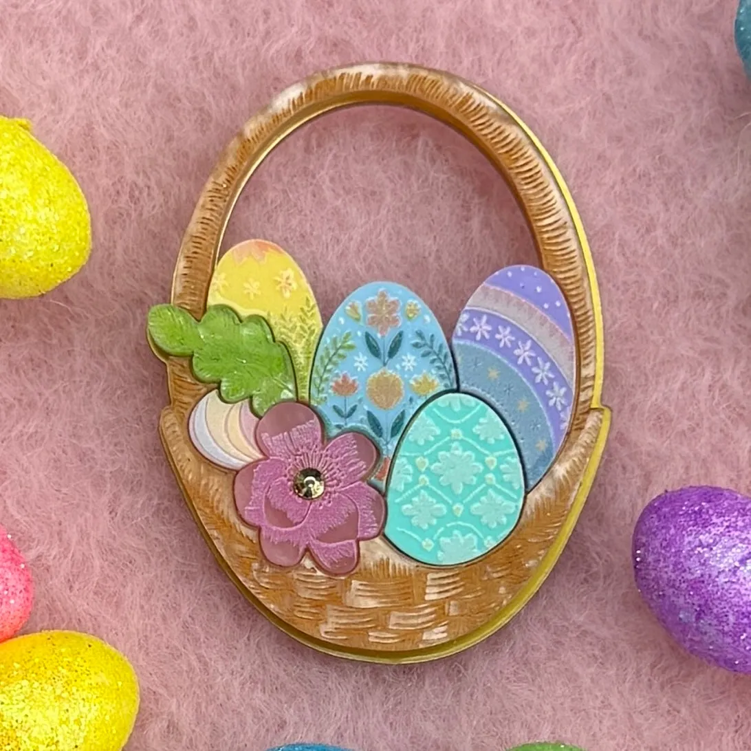 Floral Egg Hunt - Brooch