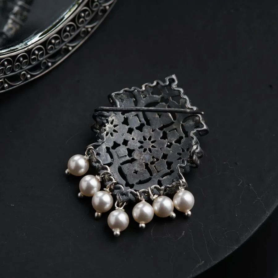 Floral Pentagon Brooch