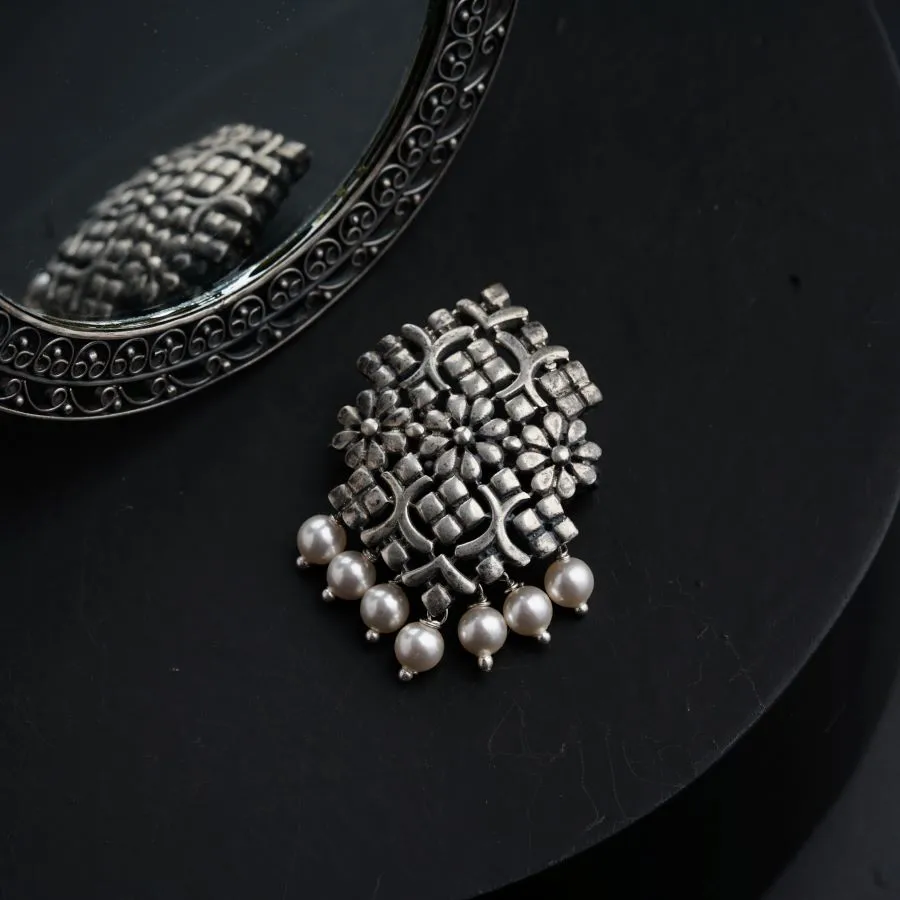 Floral Pentagon Brooch