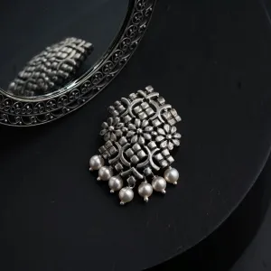 Floral Pentagon Brooch
