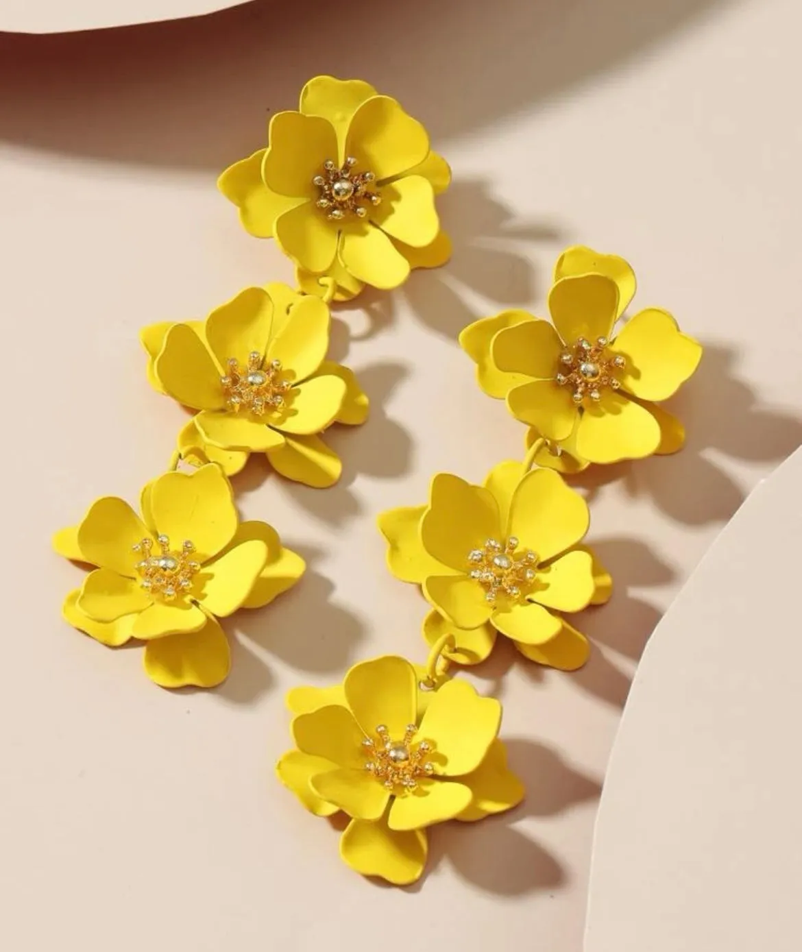 FLOWER DROP EARRINGS