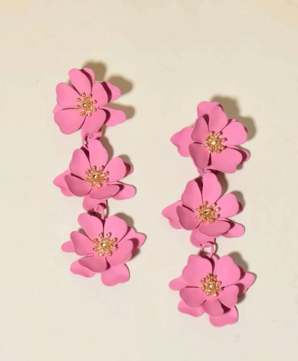 FLOWER DROP EARRINGS
