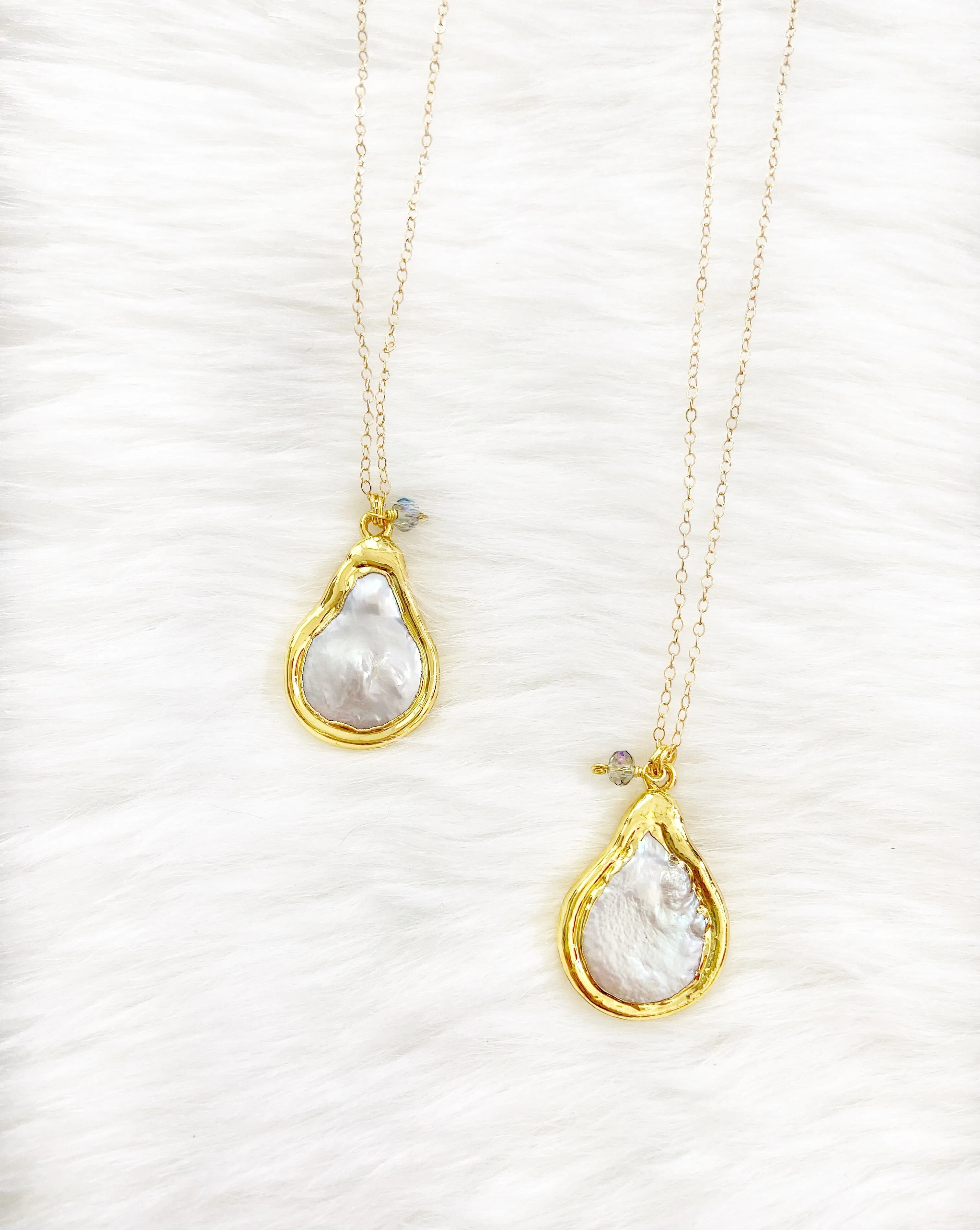 Freshwater Pearl Charm Necklace
