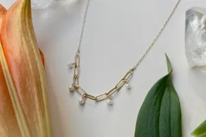 Freshwater Pearl Mini Chain Necklace