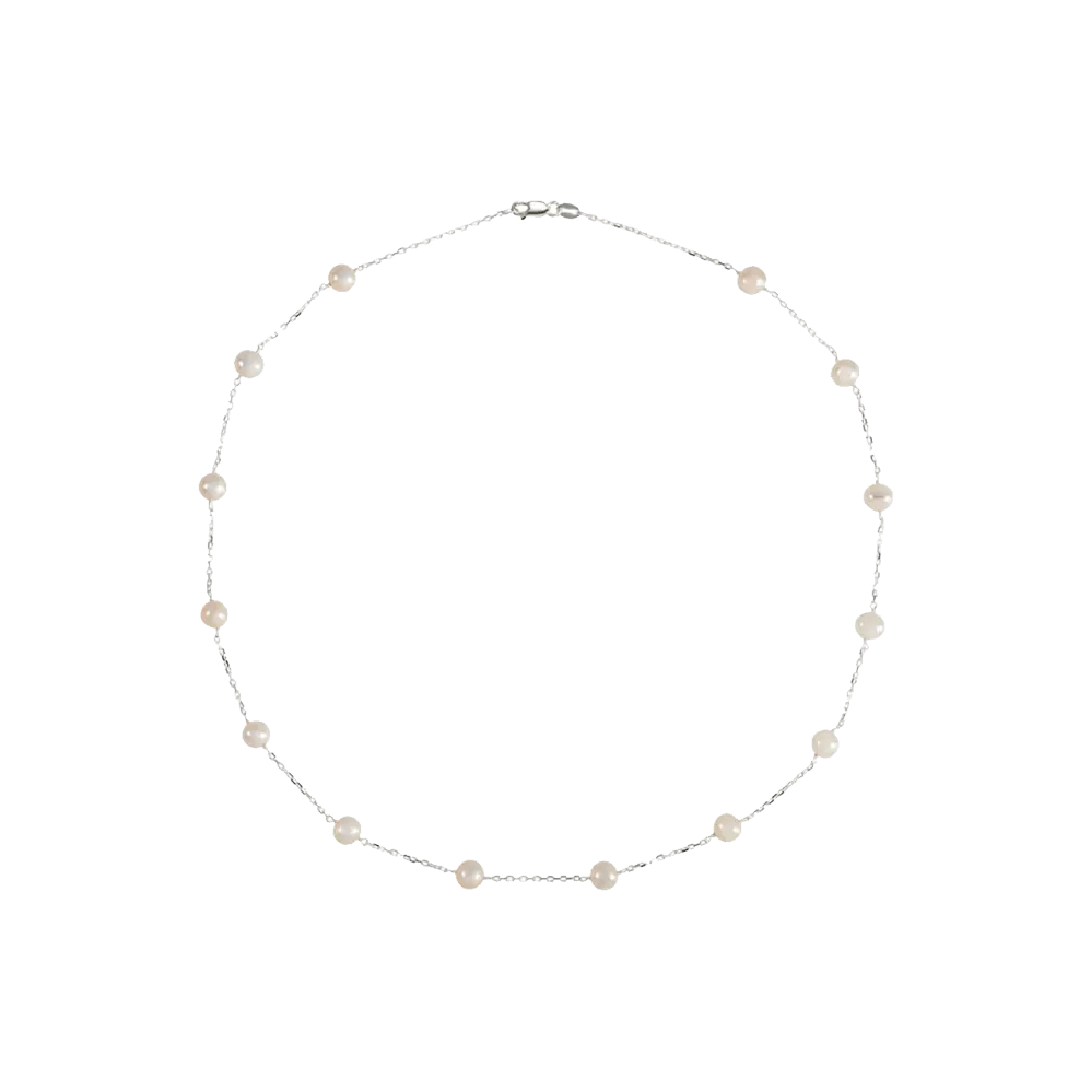 Freshwater Pearl Station Necklace