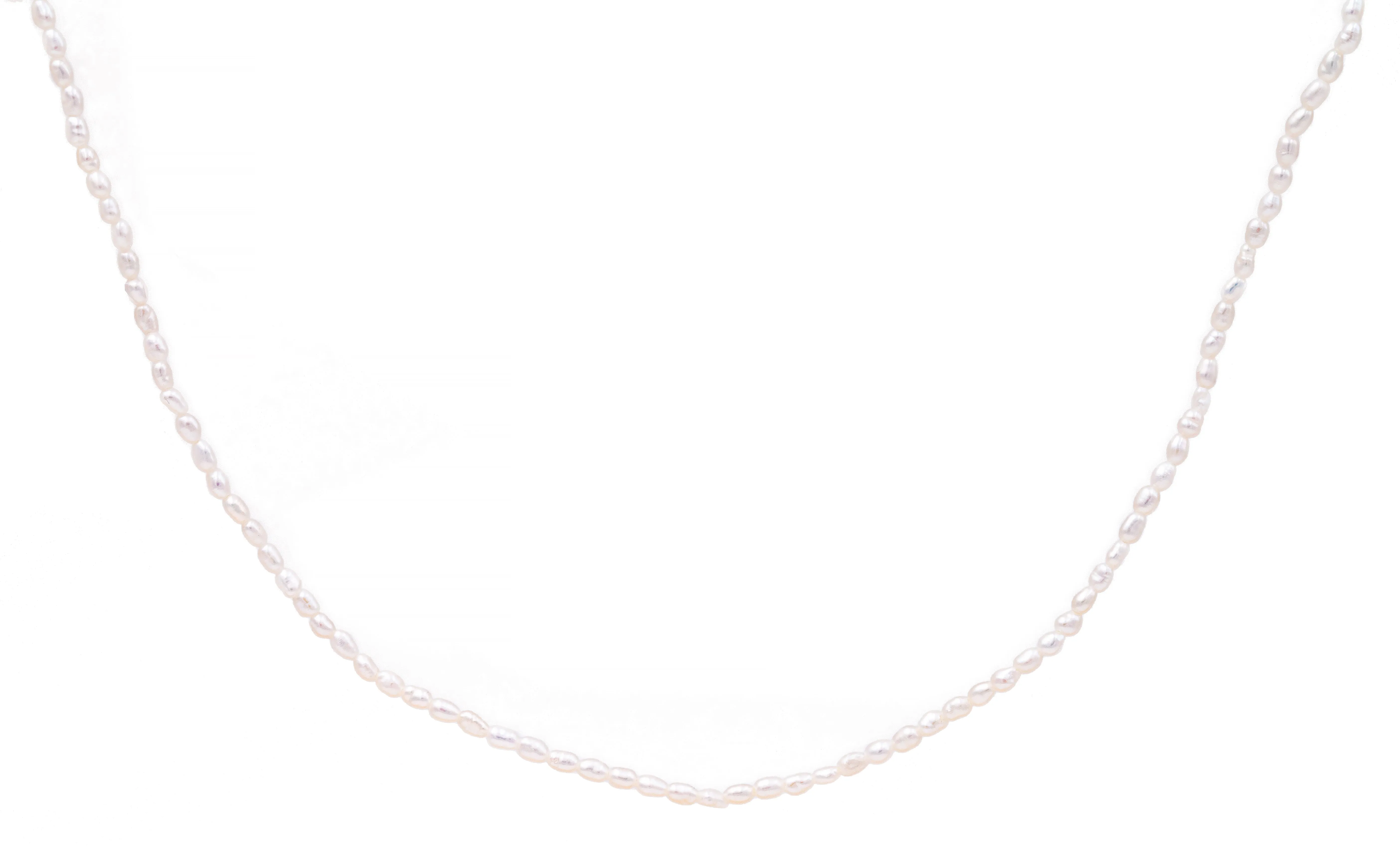 Freshwater Seed Pearl Necklace (Ready to Ship, 18")