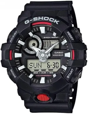 G Shock Duo Black GA700-1A