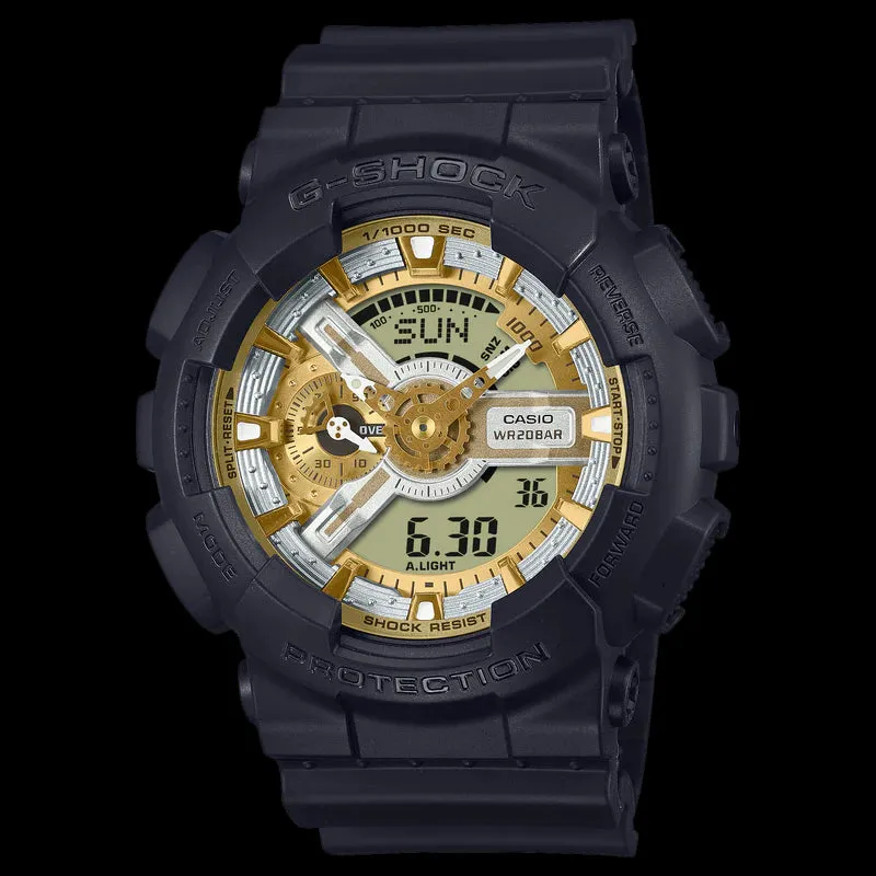 G Shock Duo Rugged Black Resin Band Watch GA110CD-1A9