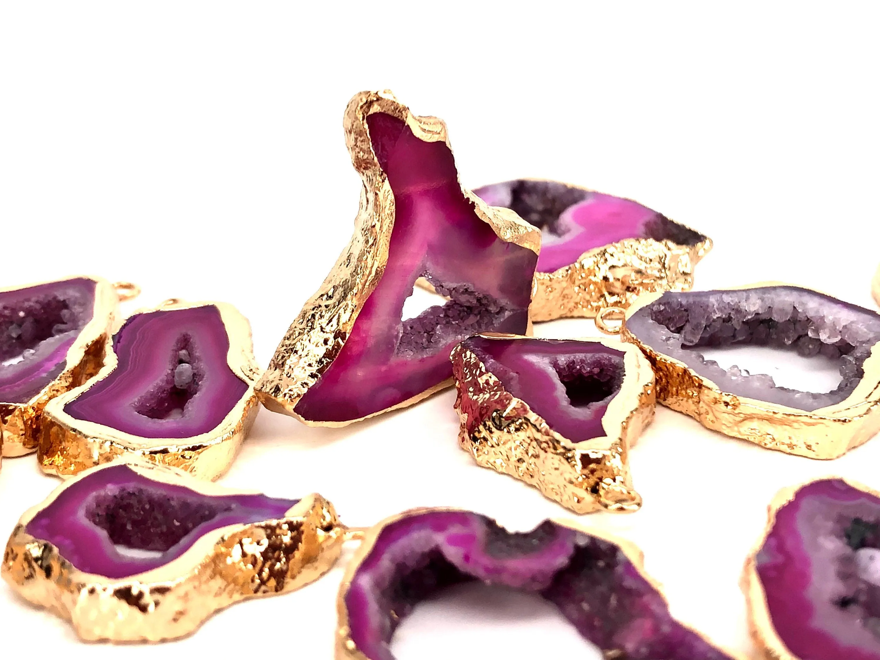 Geodes W/ Gold Plating Sku#Q03-2