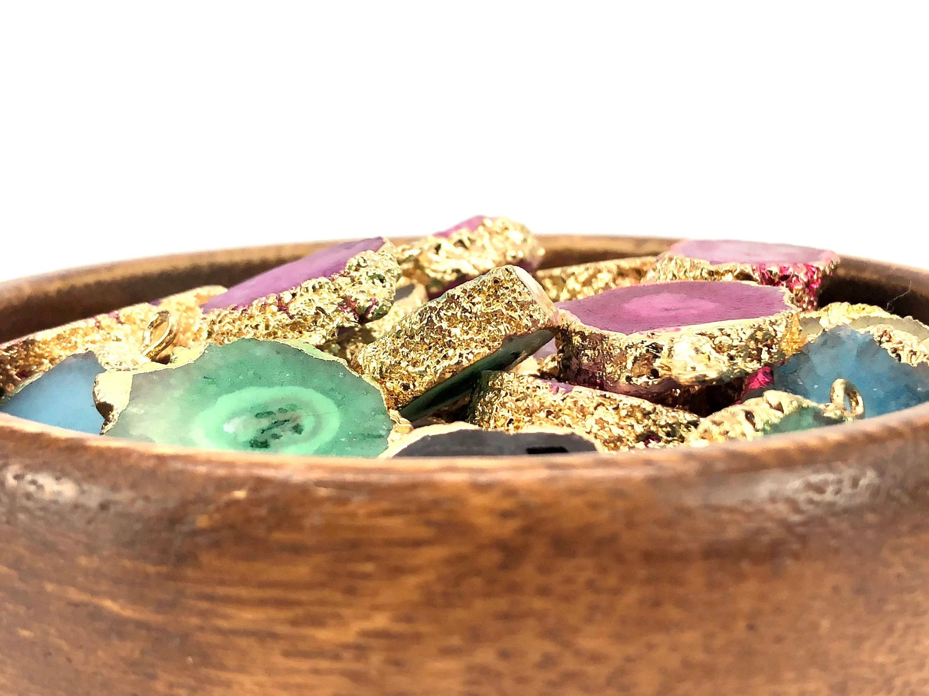 Geodes W/Gold Plating Sku#Q06