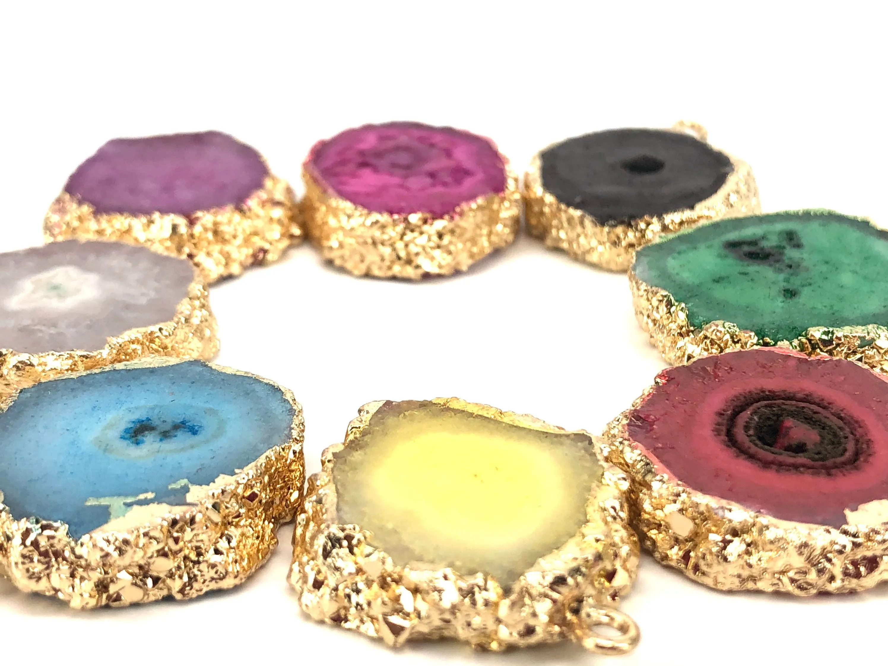 Geodes W/Gold Plating Sku#Q06
