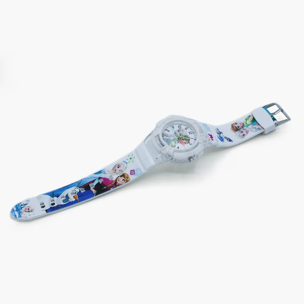 Girls Analog Watch - White