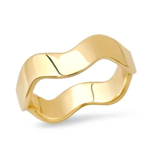 Gold Form Band Ring