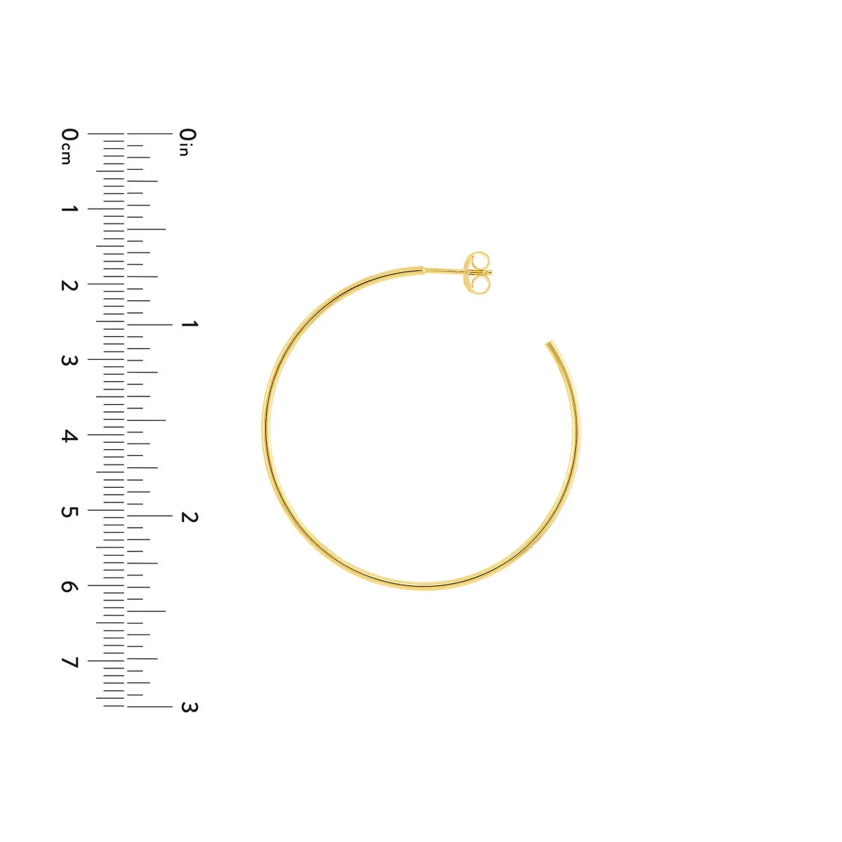Gold Hoop Earrings 4690138