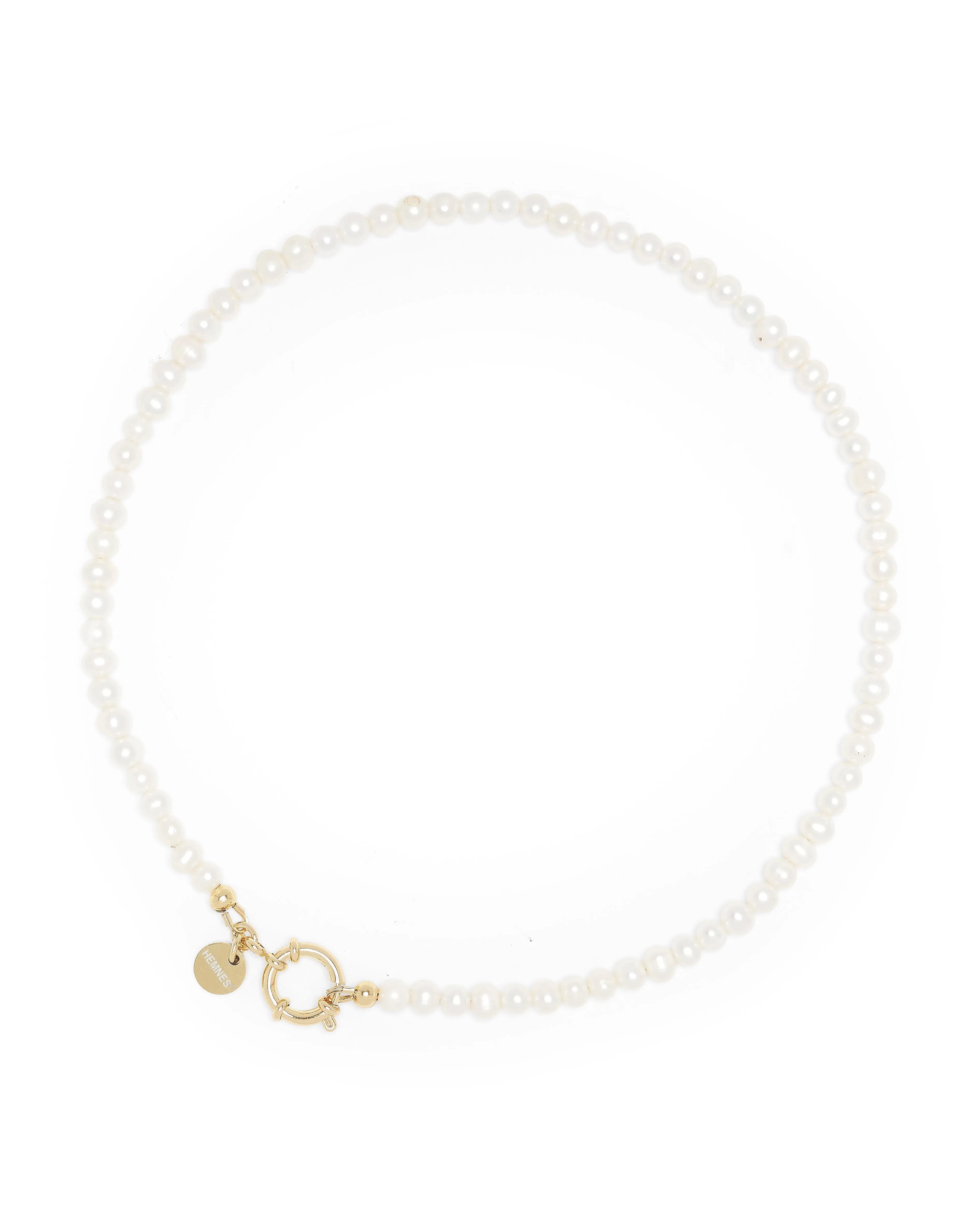 Gold Pearl Necklace
