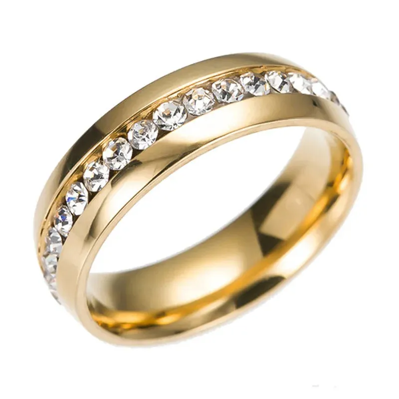 Gold Plated Couple Wedding Ring