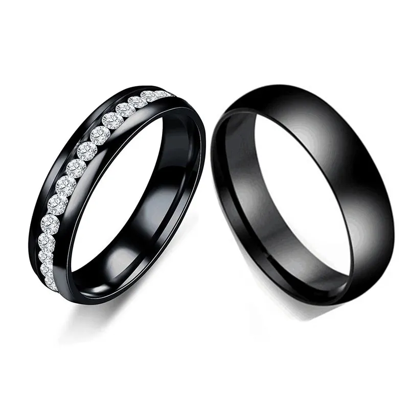 Gold Plated Couple Wedding Ring