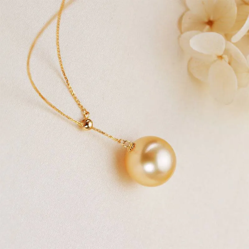 Golden South Sea Pearl Calliope Pendant