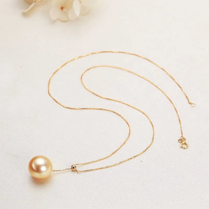 Golden South Sea Pearl Calliope Pendant