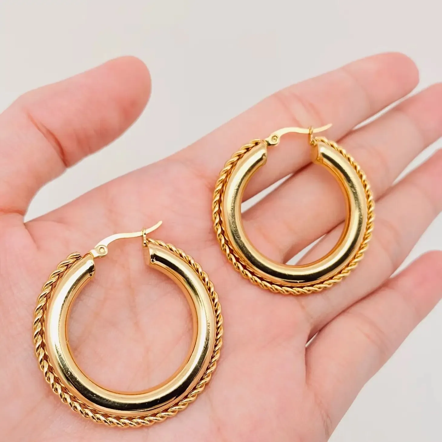 Haley Hoop Earrings