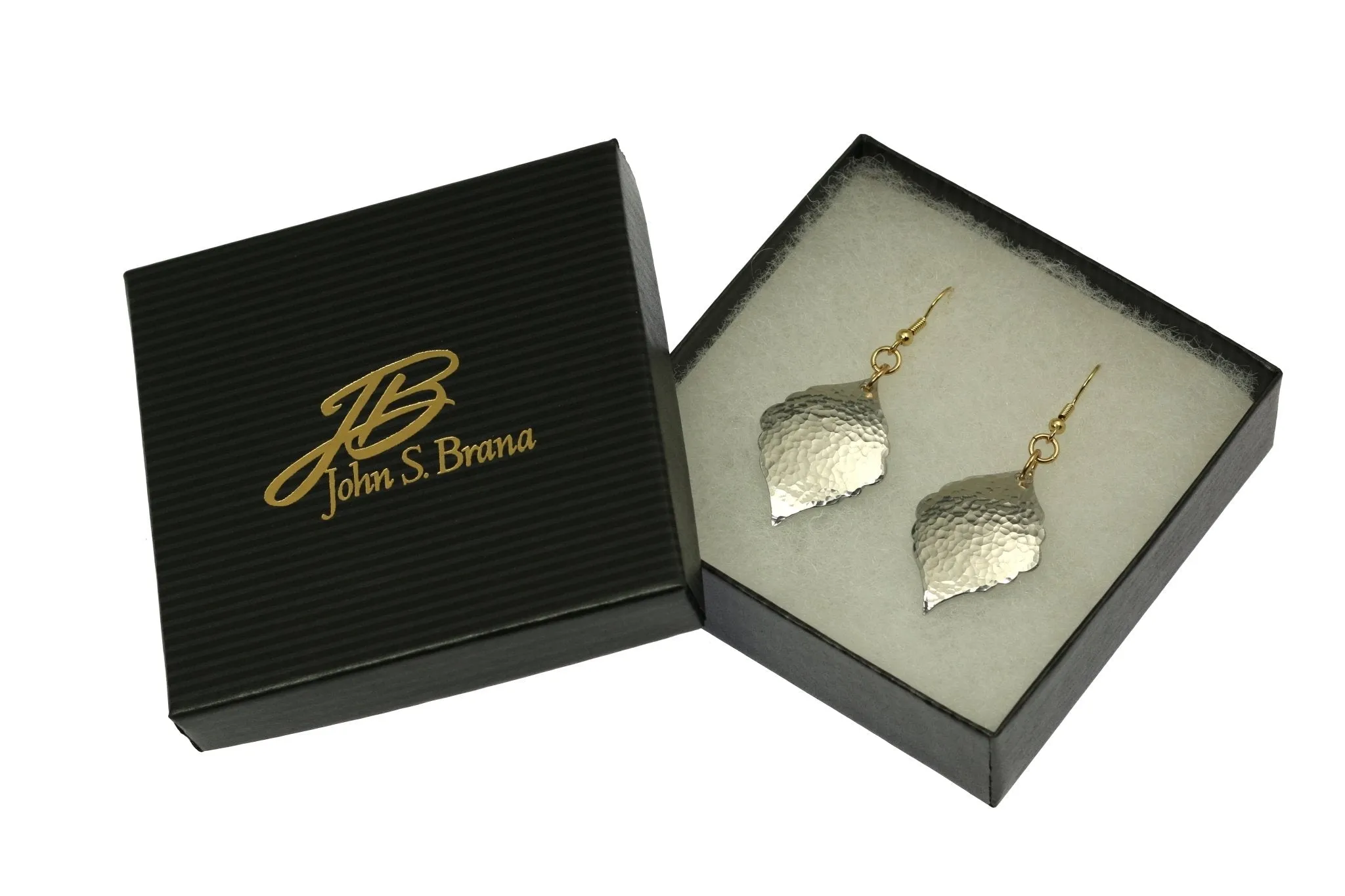 Hammered Aluminum Moroccan Drop Earrings