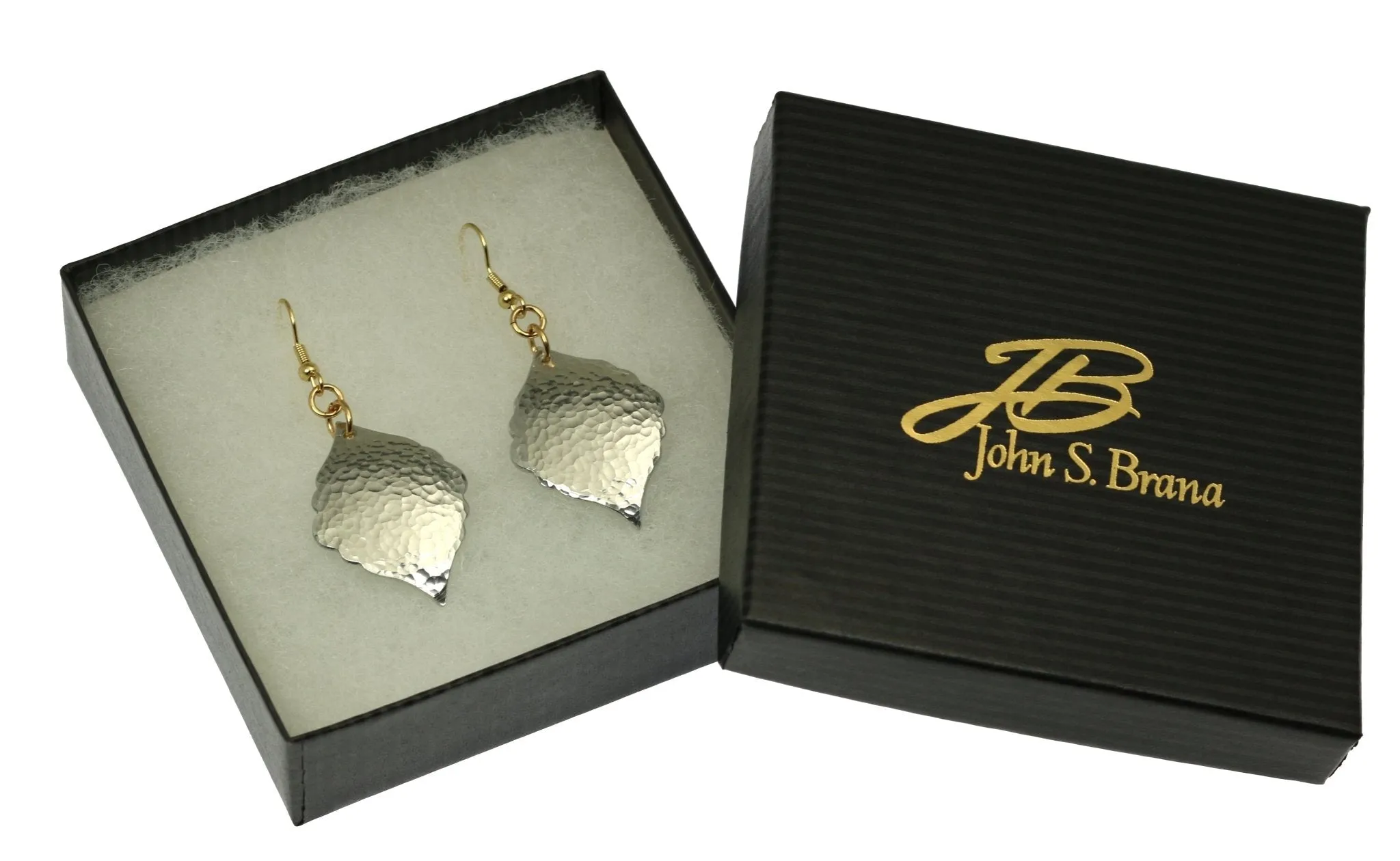 Hammered Aluminum Moroccan Drop Earrings