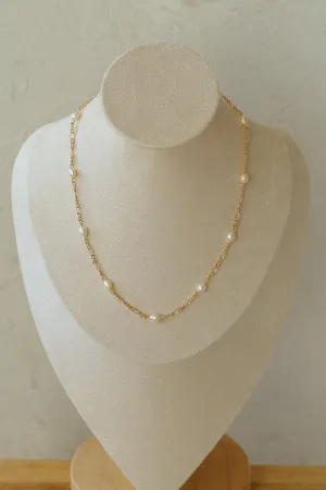 Handcrafted Chain Pearl Necklace Type H