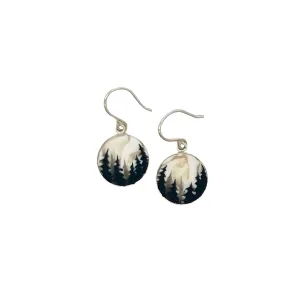Handmade Polymer Mountain Cedar Earrings
