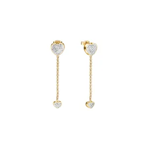 Heart Dangle Drop Earrings