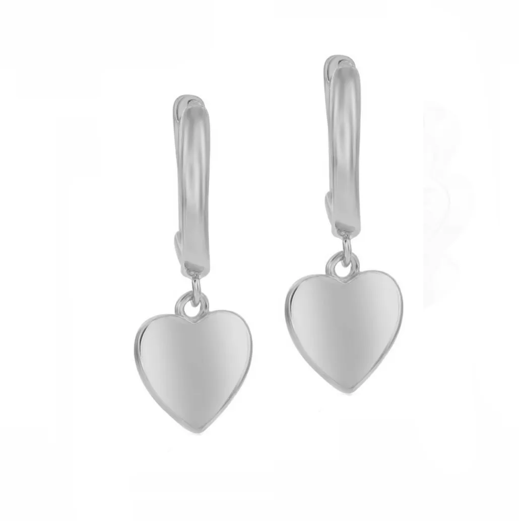 Heart Drop Earrings