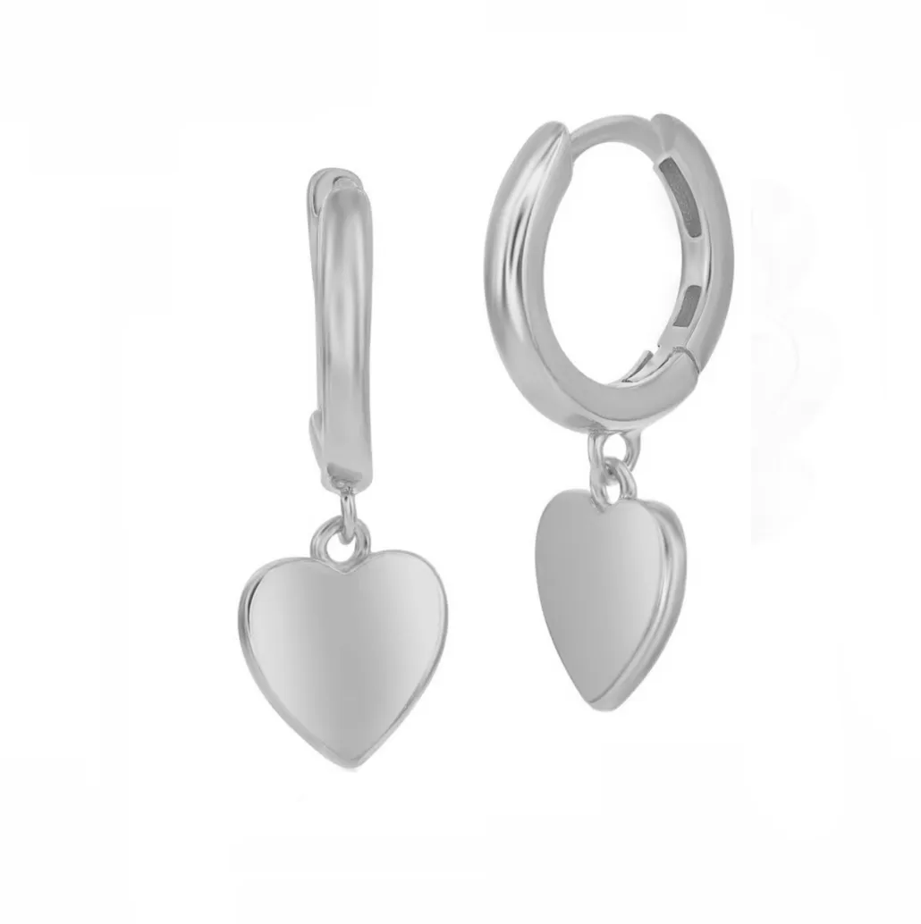 Heart Drop Earrings