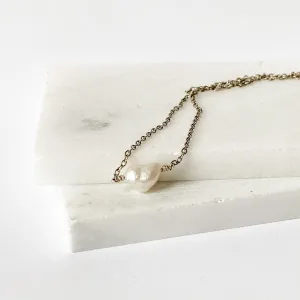 Heart Pearl Floating Pendant