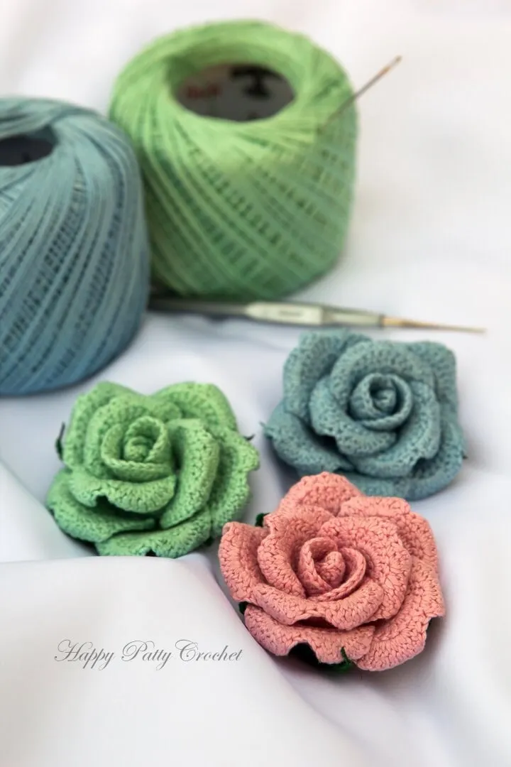 Hybrid Tea Rose Applique