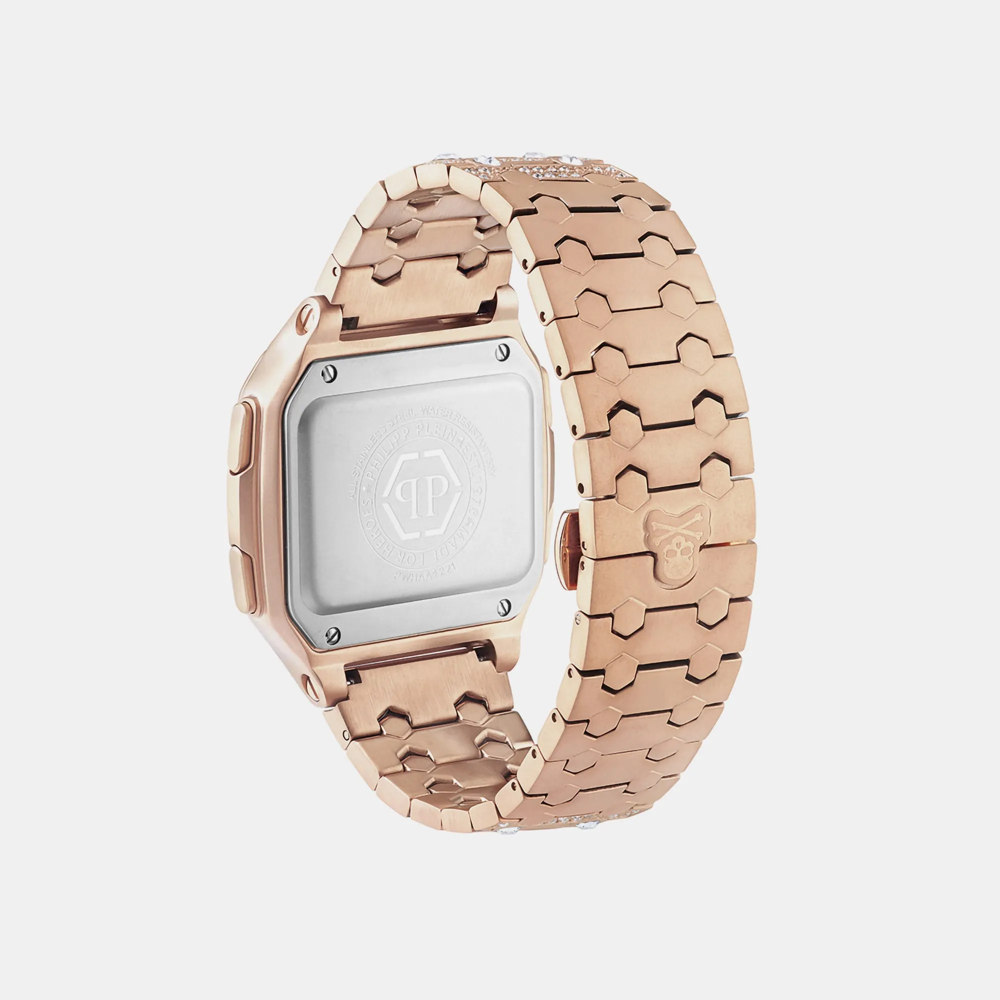Hyper $Hock Women's Black Digital Stainless Steel Watch PWHAA1221