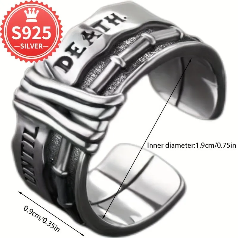 Hypoallergenic Vintage Style Men's Ring Open Ring