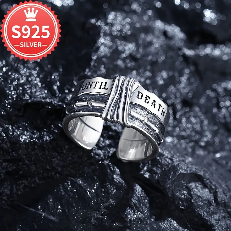 Hypoallergenic Vintage Style Men's Ring Open Ring