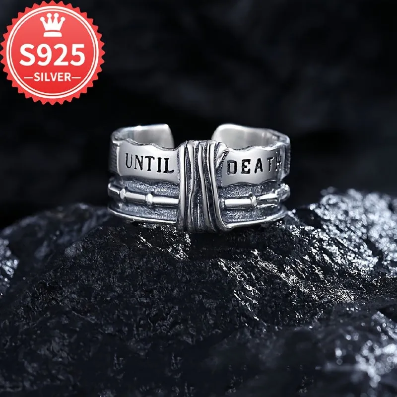 Hypoallergenic Vintage Style Men's Ring Open Ring