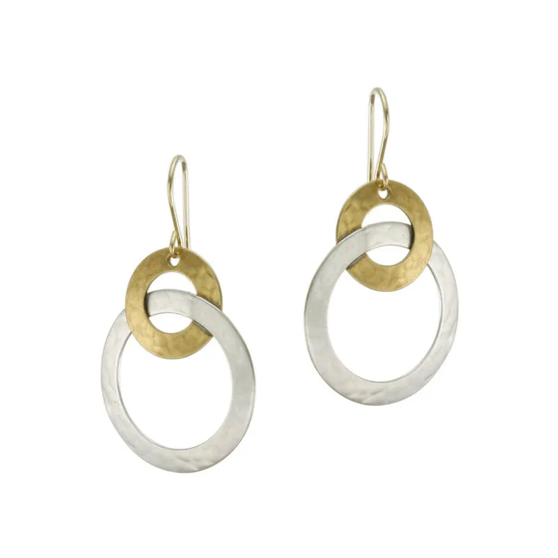 Intertwined Ring Earring