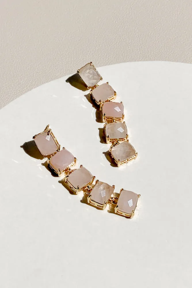 Jenna Gemstone Drop Earrings